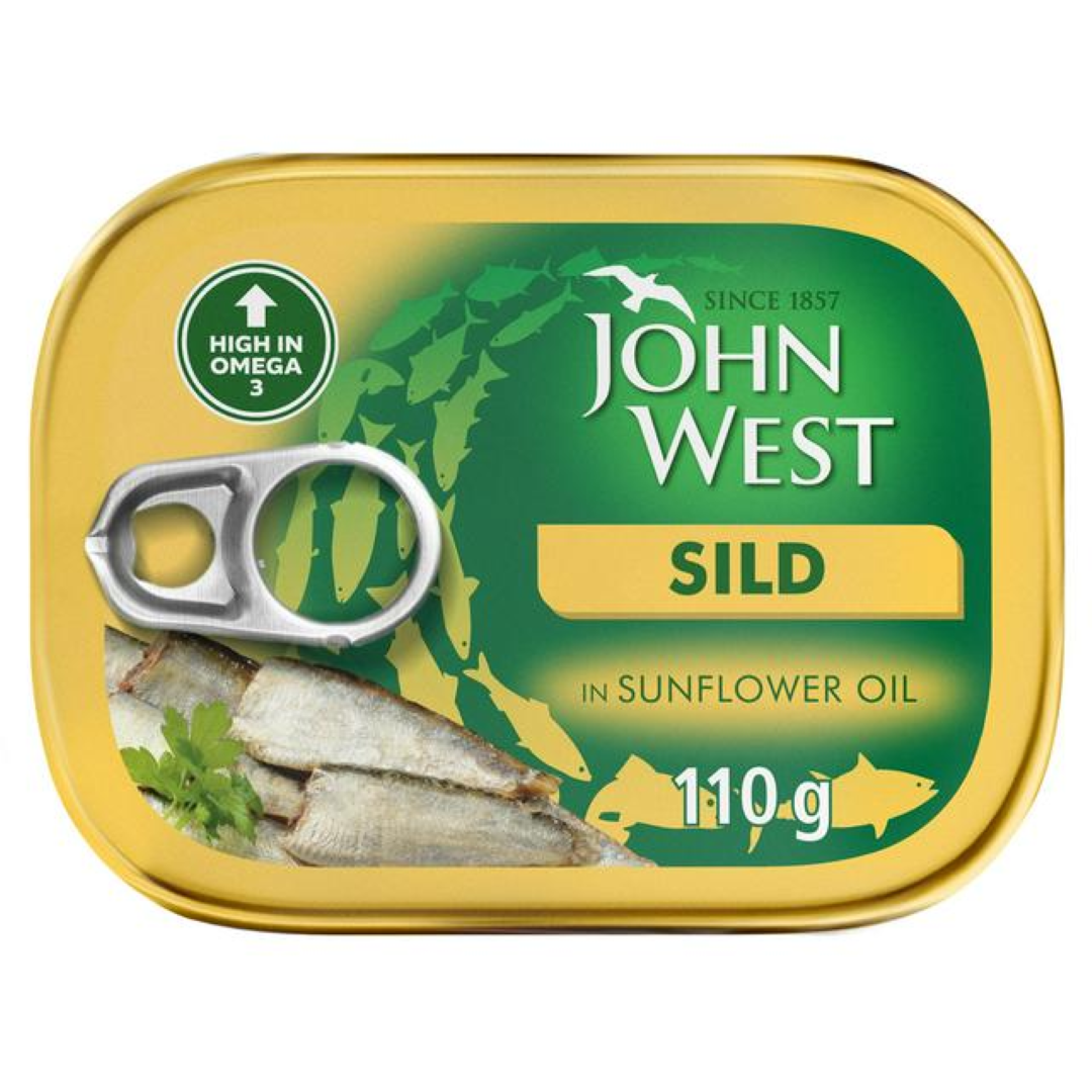 JOHN WEST SILD IN S/FLOWER OIL 110G